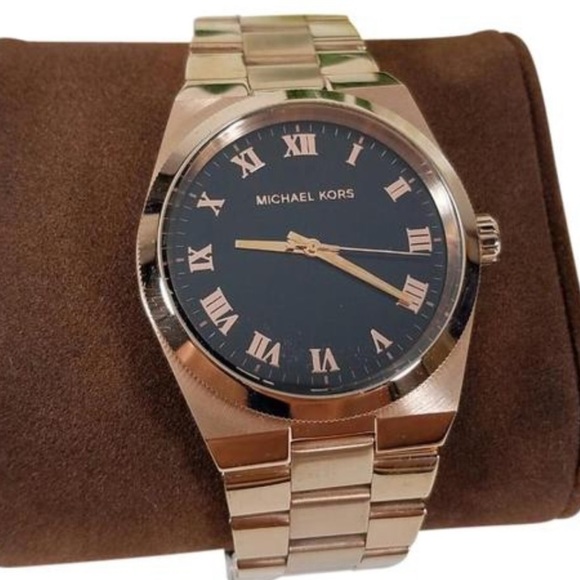 MICHAEL KORS Channing Black Dial Rose Gold-tone Ladies Watch MK5937 (Pre-owned) main image 6